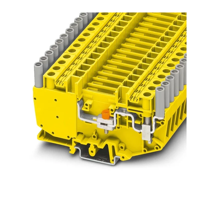 Phoenix Contact Test Disconnect Terminal Block Yellow 0.5 mm² to 10 mm² Screw Connection 500V 41A 1-Level URTK/SP YE 3070517