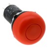 Idec MW1B Series Push Button Switch, Momentary, Panel Mount, 22.3 mm Cutout, DPDT Contact, IP66, 110 V AC MW1B
