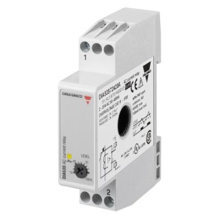 Carlo Gavazzi Monitoring Relay 1 Phase SPST DIN Rail Mount 2A to 100A 40 V dc DIA53S72450A