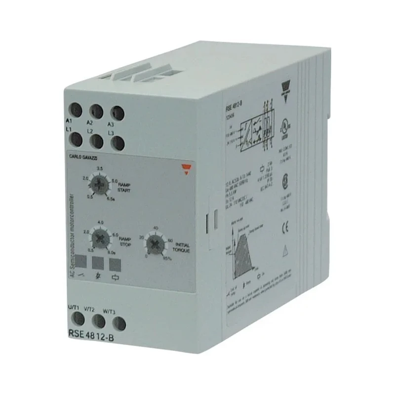Carlo Gavazzi RSE Soft Starter Three Phase 480V AC, 5.5 kW, IP20 RSE4812-B