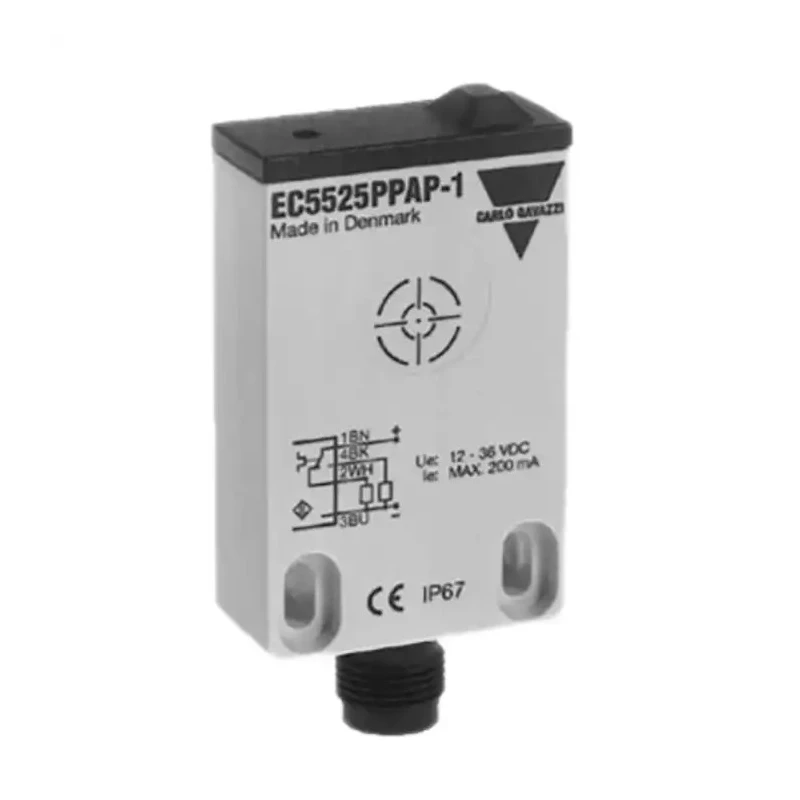 Carlo Gavazzi Capacitive Proximity Sensor Block, M12 x 1 Thread, 25 mm Detection, Non-Flush Mount, PNP Output EC5525PPAP-1