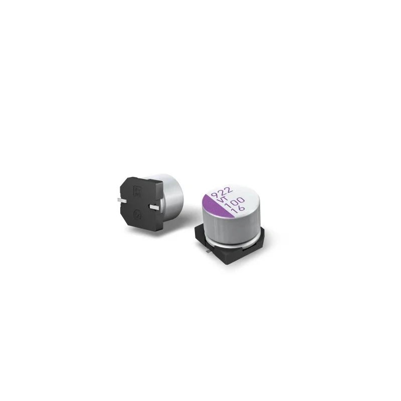 Panasonic 1.5 mF Polymer Capacitor 4V dc Surface Mount 11.9mm Length 4SVT1500M
