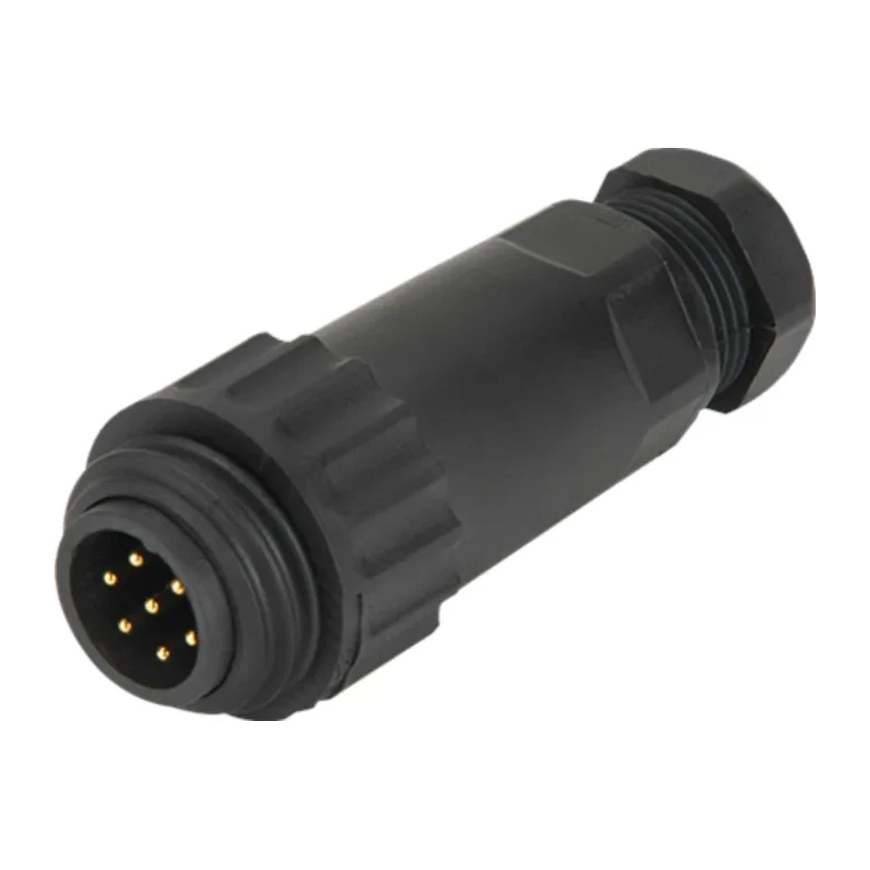RS PRO Industrial Circular Connector, 7 Contacts, M24 Cable Mount Socket, Male Contact, IP67, 10A, 250V, Threaded 210-7304