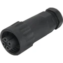 RS PRO Industrial Circular Connector 4 Contacts Cable Plug Female IP67 400V 16A WA22 Series 210-7318