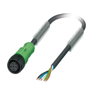 Phoenix Contact Female 5 Way M12 to 5 Way Unterminated Sensor Actuator Cable 3 m 60V Polyurethane Jacket 1442528