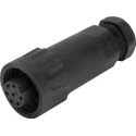 RS PRO Circular Connector Cable Plug, 7 Contacts, Female, IP67 Rated, 10A, 250V, Straight Orientation, WA22 Series 210-7325