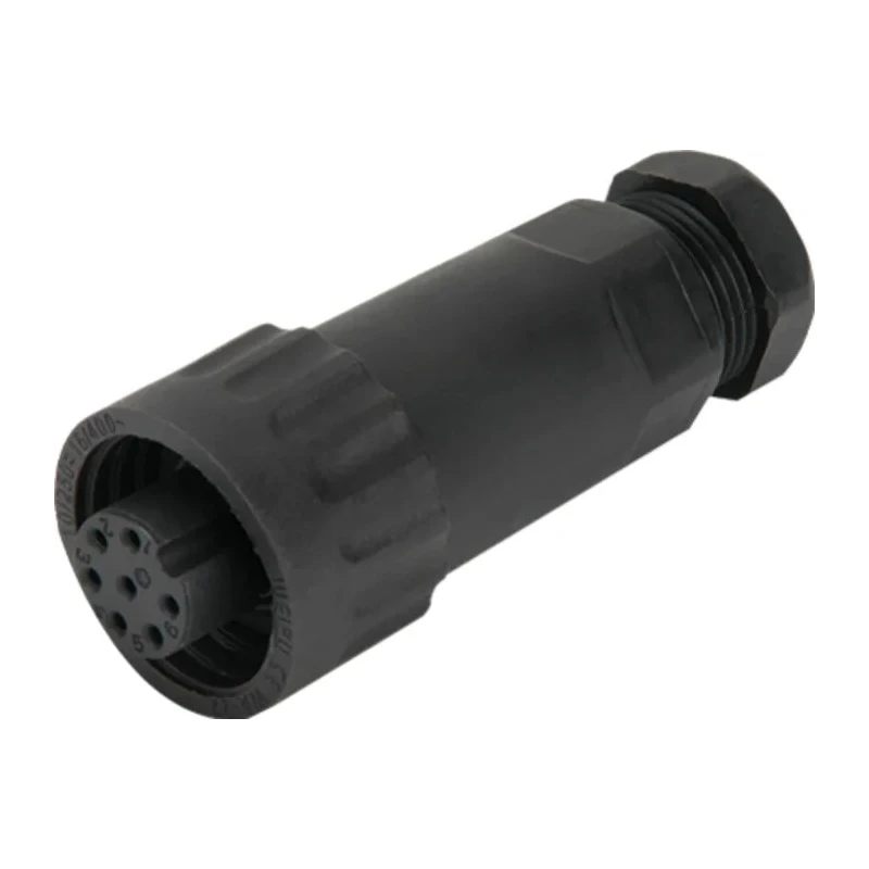RS PRO Circular Connector Cable Plug, 7 Contacts, Female, IP67 Rated, 10A, 250V, Straight Orientation, WA22 Series 210-7325