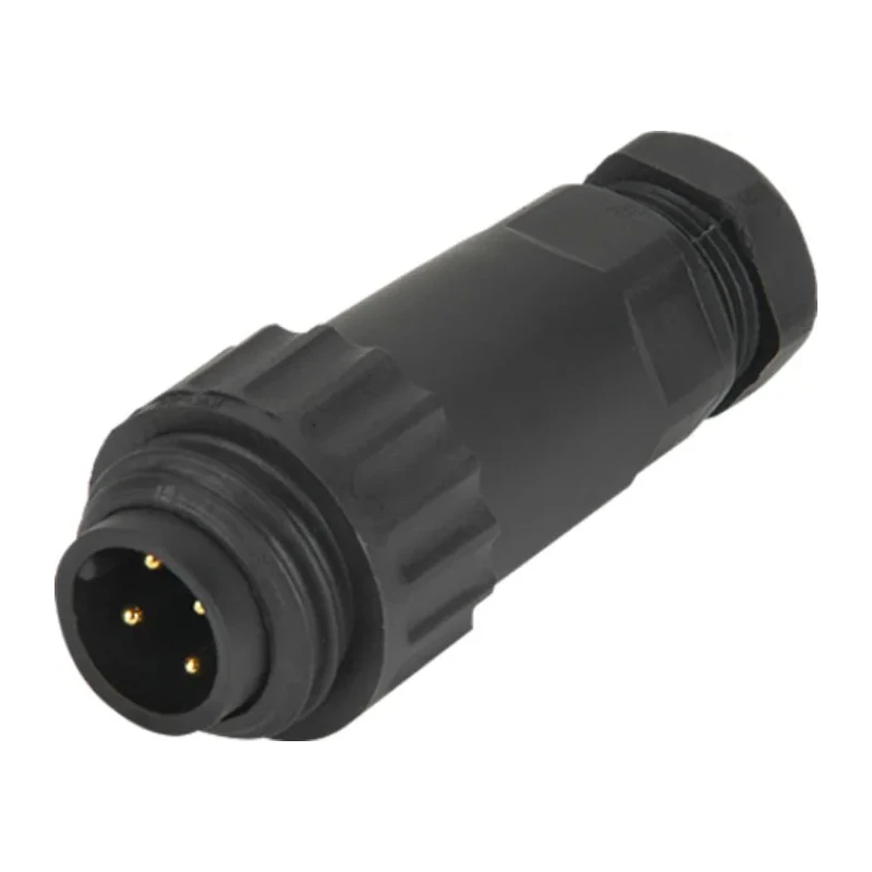 RS PRO Circular Connector Cable Mount M24, 4 Contacts, Male Socket, IP67, Threaded Coupling, 16A, 400V WA22 Series 210-7297