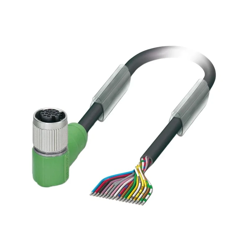 Phoenix Contact Sensor Actuator Cable Female 17 way M12 to 17 way Unterminated, 10 m, Polyurethane Jacket, 30V, Model 1430844