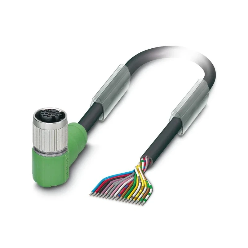 Phoenix Contact Sensor Actuator Cable Female 17 way M12 to 17 way Unterminated, 10 m, Polyurethane Jacket, 30V, Model 1430844
