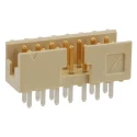 Amphenol Communications Solutions Minitek Series Straight Through Hole PCB Header, 14 Contacts, 2 mm Pitch, 2 98414-G06-14LF