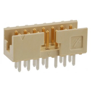 Amphenol Communications Solutions Minitek Series Straight Through Hole PCB Header, 14 Contacts, 2 mm Pitch, 2 98414-G06-14LF