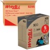 WYPALL X80 Power Clean™ 8295 Blue Cloths for General Cleaning, Dry Use, Box of 80 Per Pack, 426 x 212 mm 8295003