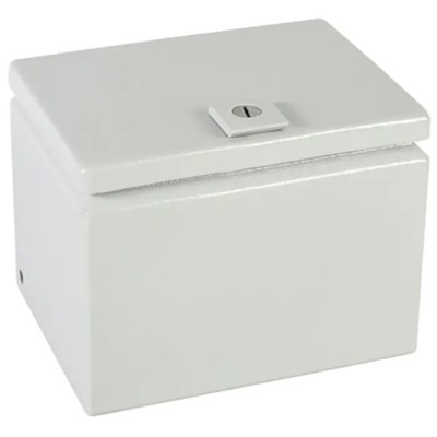 Rittal JB Series Grey Carbon Steel Junction Box IP66 IEC 60529 150 mm x 150 mm x 200 mm JB080606HC