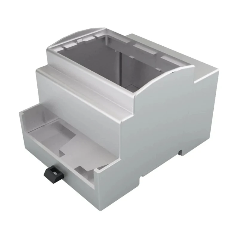 Italtronic DIN Rail Enclosure Type MODULBOX XT Series, Polycarbonate, ABS, 53 mm Height 90 mm Length 25.0406000.BL