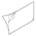 Mitsubishi Electric Protective Cover Protective Sheet for HMI GT21 Model 