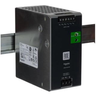 Schneider Electric Modicon ABL Regulated Switch Mode DIN Rail Power Supply AC/DC Input 100-240V AC, 140-340V DC ABLS1A24100