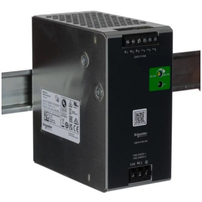 Schneider Electric Modicon ABL Regulated Switch Mode DIN Rail Power Supply AC/DC Input 100-240V AC, 140-340V DC ABLS1A24100