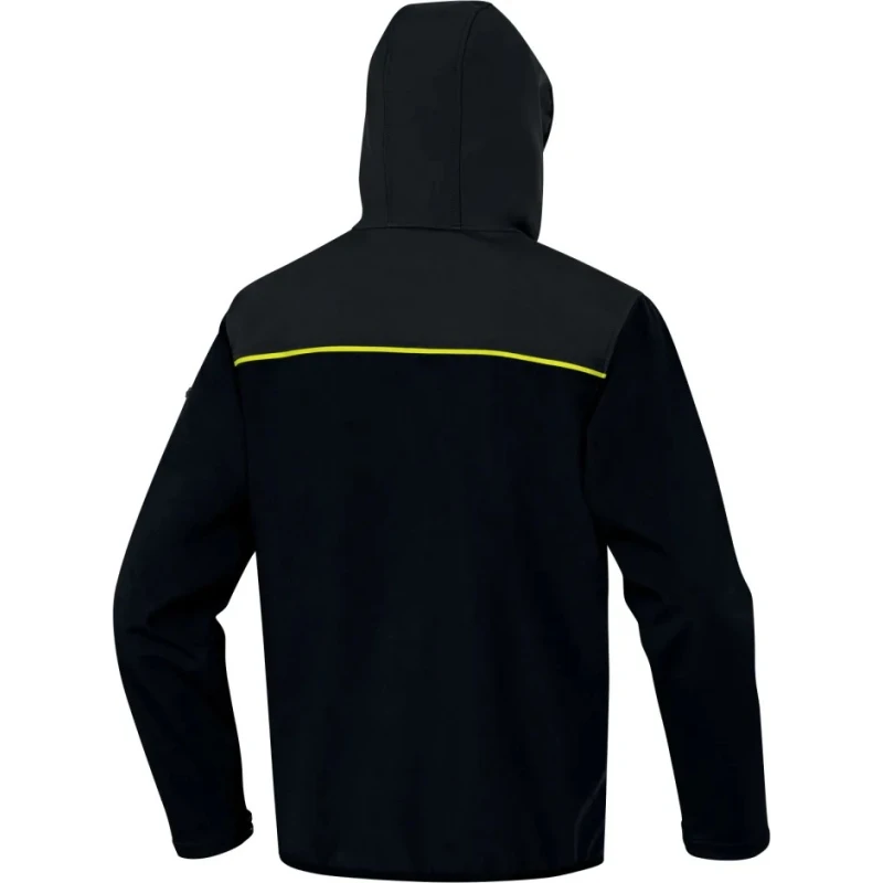 Delta Plus Windproof Water Repellent Lightweight Softshell Jacket, Yellow White Green Black XL HORT2NJXG