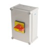 RS PRO 3-Pole Panel Mount Isolator Switch, IP65, 100A, 55 kW, Red Handle, Model IP65