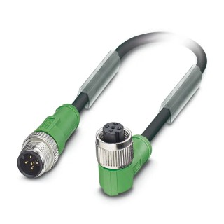 Phoenix Contact Sensor Actuator Cable Male 5 Way M12 to Female 5 Way M12 1.5 m 60V IEC 61076-2-104 1681648