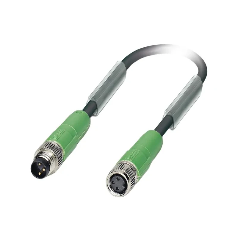 Phoenix Contact Sensor Actuator Cable Male 3 Way M8 to Female 3 Way M8, 600 mm, 60V, Polyurethane Jacket 1456323