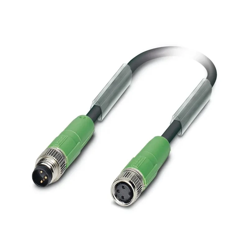 Phoenix Contact Sensor Actuator Cable Male 3 Way M8 to Female 3 Way M8, 600 mm, 60V, Polyurethane Jacket 1456323