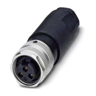 Phoenix Contact Industrial Circular Connector, 3 Contacts, Socket, Female, IP67, 12A, 300V IP67