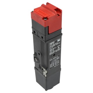 Omron D4SL-N Series Solenoid Interlock Switch Power to Unlock 24V DC 4.8W IP67 Metal Housing 