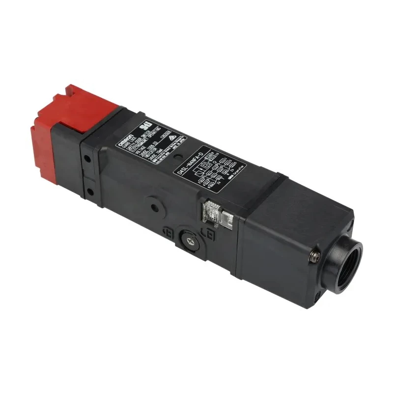 Omron D4SL-N Series Solenoid Interlock Switch Power to Unlock 24V DC 4.8W IP67 Metal Housing 