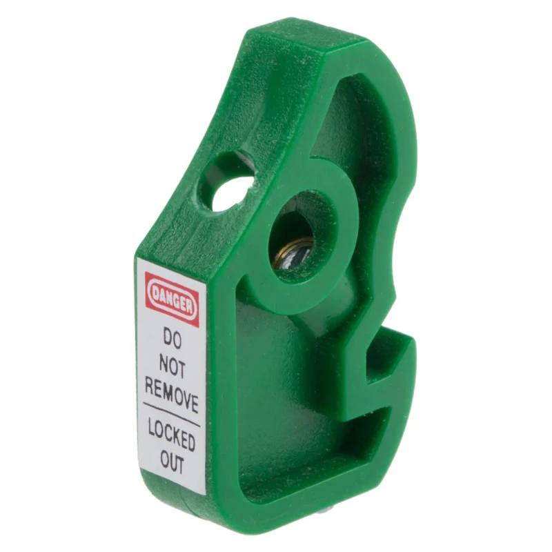 RS PRO Green 1-Lock ABS Miniature Circuit Breaker Lockout, Shackle Diameter 7.65 mm 862-5193