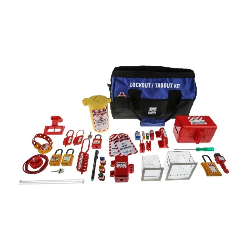 RS PRO Electrician Lockout Kit Multipurpose Lockout Devices Set in Carrying Case 862-5244