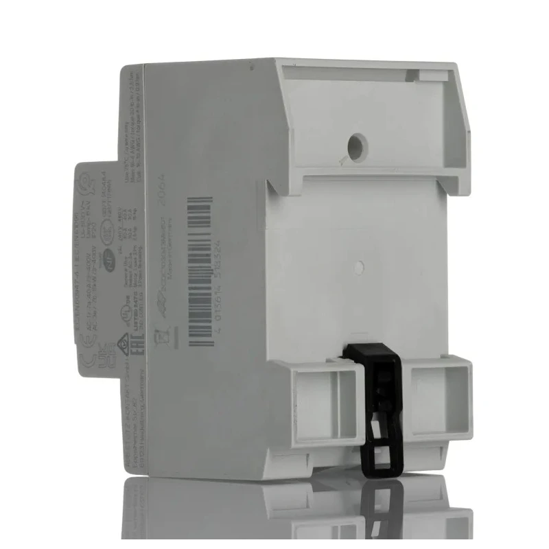 ABB Safety Contactor 4-Pole 30A 2.77 kW 24V Coil 4 NO Screw Terminal DIN Rail Mount ESB40