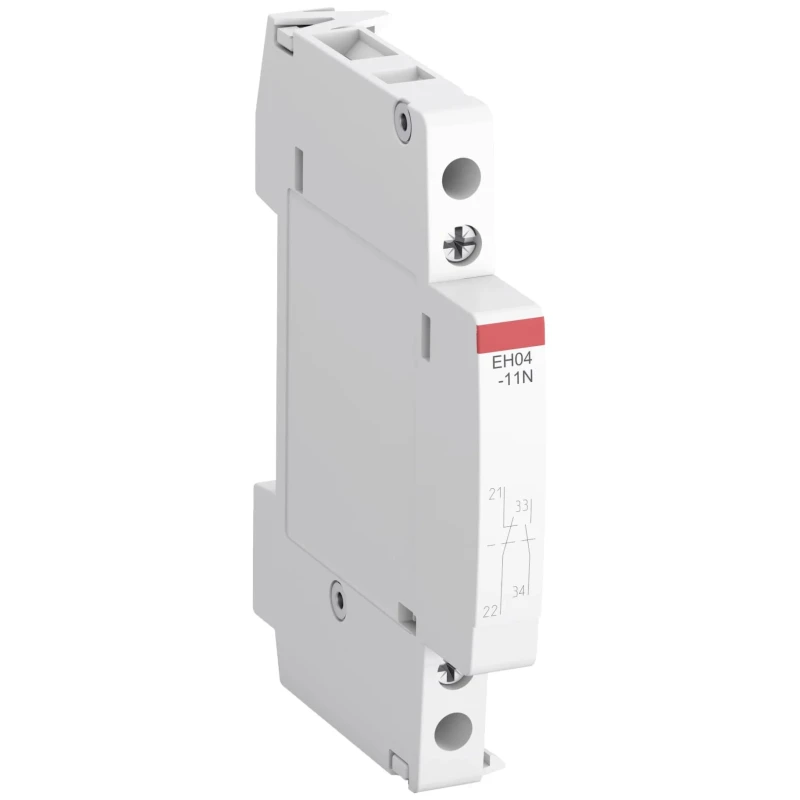 ABB Auxiliary Contact 2 Contact 2 NO Side Mount Screw Terminal DPST 6A 500V EH04-20N 1SAE901901R1020