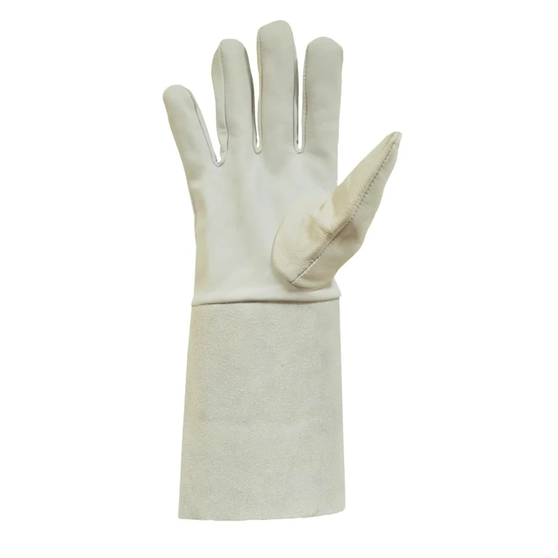 Polyco Healthline Tigmaster Grey Leather Welding Gloves Size 10 2 Gloves Pair 211-0389
