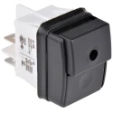 Molveno Illuminated Push Button Switch Latching Panel Mount 30 x 22 mm Cutout DPDT Red LED IP54 IP55 250V SXA4