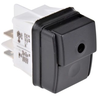 Molveno Illuminated Push Button Switch Latching Panel Mount 30 x 22 mm Cutout DPDT Red LED IP54 IP55 250V SXA4