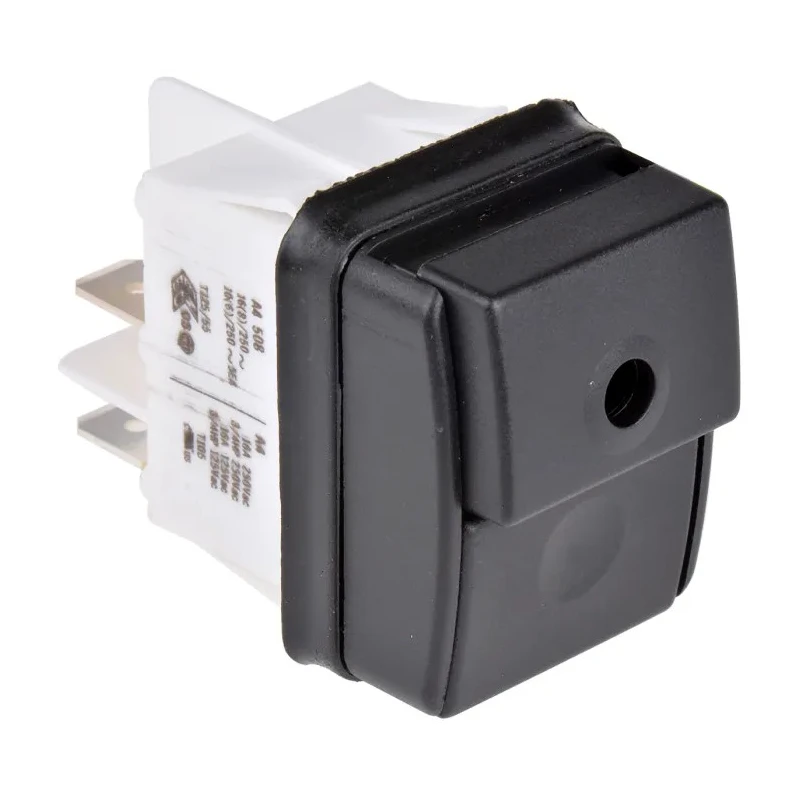 Molveno Illuminated Push Button Switch Latching Panel Mount 30 x 22 mm Cutout DPDT Red LED IP54 IP55 250V SXA4