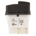 Molveno Illuminated Push Button Switch Latching Panel Mount 30 x 22 mm Cutout DPDT Red LED IP54 IP55 250V SXA4