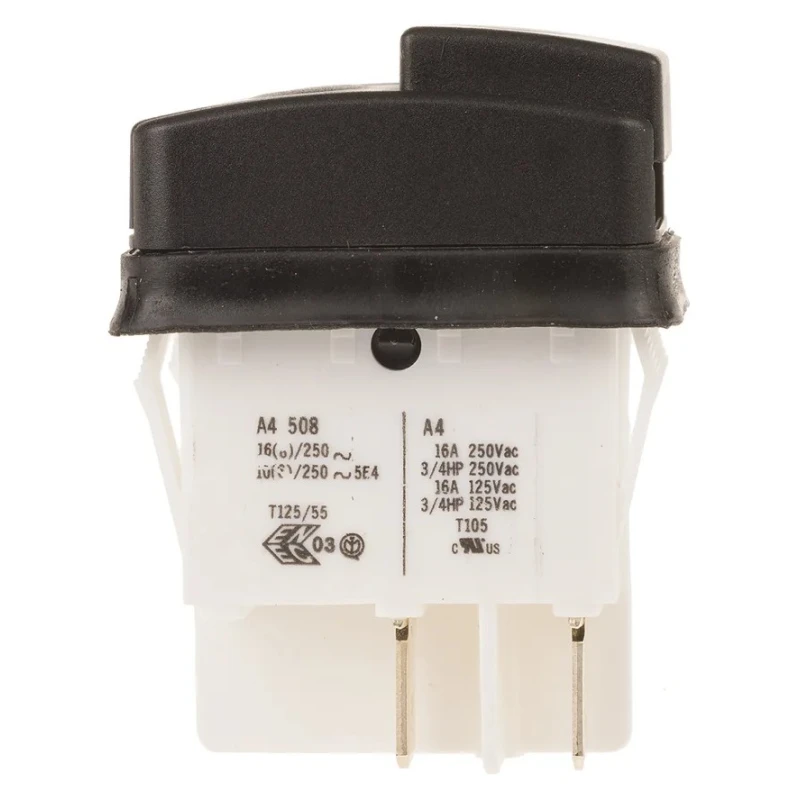 Molveno Illuminated Push Button Switch Latching Panel Mount 30 x 22 mm Cutout DPDT Red LED IP54 IP55 250V SXA4