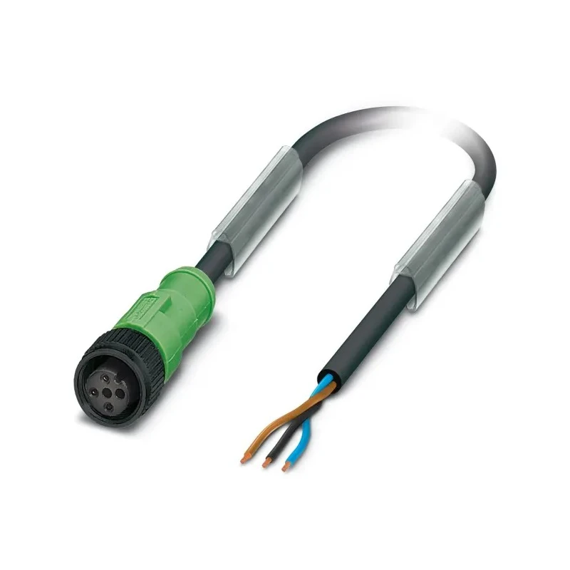 Phoenix Contact Sensor Actuator Cable Female 3-Way M12 to 3-Way Unterminated, Polyurethane Jacket, 10m Length 1442463