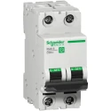 Schneider Electric Miniature Circuit Breaker 2-Pole 6A Type D 125 V DC 14 kA Breaking Capacity Multi9 