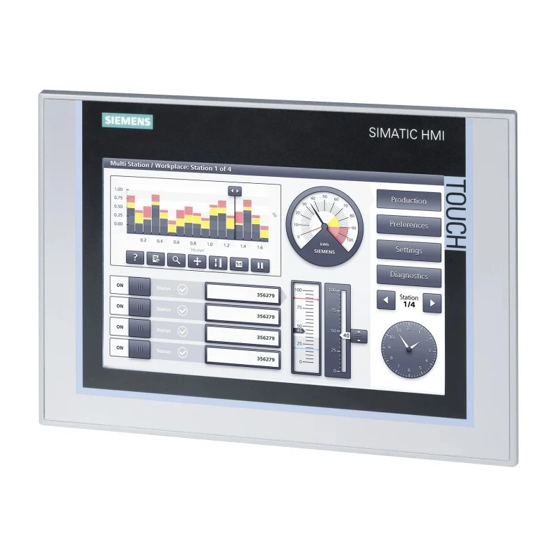 Siemens SIMATIC TP900 Comfort Series HMI Panel 9 Inch TFT Display 800 x 480 pixel 