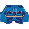 Wago 261 Series Modular Terminal Block Blue, 2.5mm² Cable CSA, 1-Level, 4 Positions, Cage Clamp Termination, 24A 261-334