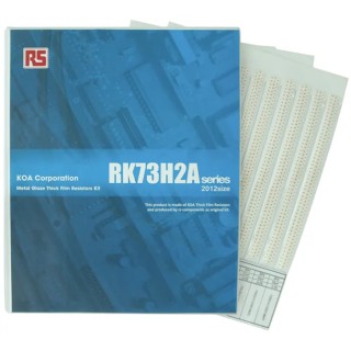 KOA RK73H2A Thick Film Surface Mount Resistor Kit 17000 Pcs, 1 Ω to 10 MΩ, 0.25W, ±1% Tolerance RK73H2A