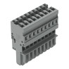 WAGO 769 Series 9-Pole Female Plug with 4mm² Contact Dimensions for X-COM System 769 769-109