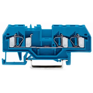 WAGO Feed Through Terminal Block Blue 281 Series 4mm², 1-Level, Cage Clamp, ATEX, IECEx 281-684