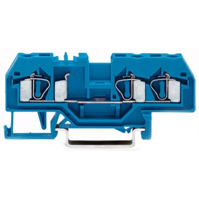 WAGO Feed Through Terminal Block Blue 281 Series 4mm², 1-Level, Cage Clamp, ATEX, IECEx 281-684