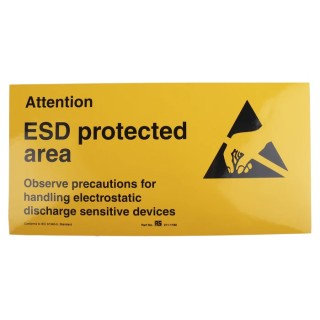 RS PRO Safety Poster Vinyl English 300 mm x 150 mm 211-1180