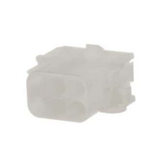 TE Connectivity Universal MATE-N-LOK Female Connector Housing 6.35 mm Pitch 6 Way 2 Row Straight 1-480705-0